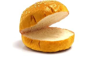 MR. DOBELINA Mr.Dobelina Sesamo Potato Roll Buns - Panini Hamburger Americani Made in Italy - Pane per Burger Deliziosi, Smash Burger e Sandwich - Bun in Pane di Patate Italiano Morbidi(Sesamo, 12 buns)