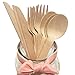 Produktbild Stronger Natural Wooden Disposable Cutlery Set, Perfect Alternative For Plastic, 50 Knives 100 Forks 50 Spoons 160mm Biodegradable Tableware(Eco Utensils)