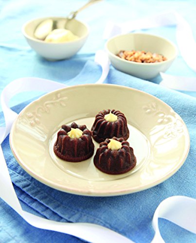 Silikomart 194660 18-er Silikon-Backform Petit Four Gugelhupf Fantasy Ø 40 x 22 mm, violett - 2