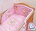 3 Pcs Bedding Set 180cm Padded cot Bumper 120x60 cm - Pattern 5
