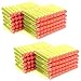 Produktbild MCTECH® 200 Stück Soft Dosenwerfen SetfürDart Nerf Ziel für Nerf N-Streik Elite Blasters für Kinder Spielzeug Gun Soft Bullet (type A, gelb)