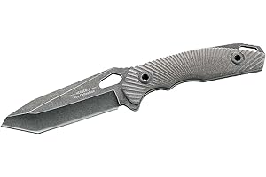 Herbertz Messer Top-Collection Gürtelmesser Stonewashfinish Gesamtlänge: 22.5cm, Coltello. Unisex Adulto