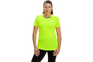 Time To Run Women's Quick Dry Short Sleeve Technical Breathable Training Spirit Running/Gym/Workout T Shirt Top