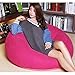 Produktbild HiXB Indoor & Outdoor Single beflockt aufblasbar Air Blow Up Pod Camping Gaming Festival Sonnenliege Sofa Stuhl Sitz(105X105X65CM),Pink