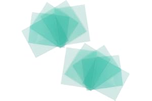 Lente Protettiva di Ricambio Trasparente,Mascherine Protettive per Casco da Saldatura,Pannello Trasparente Antispruzzo,Lente di Ricambio per Maschera di Saldatura 110 x 90mm 10 Pezzi Tokaneit