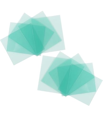 10 Lenti Protezione Per Casco Saldatura ESAB Savage - 54x105mm, Policarbonato, Ricambio - Foto 11