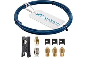 Creality Tubo Bowden Capricorn XS, in PTFE, a bassa attrito, compatibile con tutti i filamenti di stampante 3D da 1,75 mm e Ender 3/3 Pro, 5/5 Pro / 5 Plus stampanti 3D