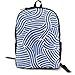 Produktbild HOJJP Mochila escolar Blue Stylish Unisex Classic Lightweight Laptop School Leisure Backpack Water Resistant Travel Bag