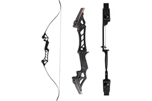 Huntingdoor Ricurvo Arco Archi Takedown 30 35 40 45 50 lb per Adulti Tiro Caccia Pratica Mano Destra