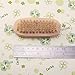 FUNLAVIE Wooden Nail Brush Natural Bristle, Shower Brush 3.66 Inches Long