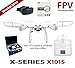 Produktbild efaso Quadcopter MJX X101S FPV WiFi UPGRADE EDITION 2018 mit neuer DESIGN-FERNSTEUERUNG Drohne mit 2.0 MP 720p HD-Kamera C4016 und VR 3D Brille im Transportkoffer mit One key return, Flip-Funktion, LED Beleuchtung, 2 Geschwindigkeiten und Rotorschutz