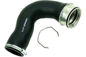 LLS Turboschlauch Ladeluftschlauch Kompatibel mit Seat Leon I - Sko.da Octavia I - V.W. BO.RA - V.W. Golf 4 1.9 TDI 1J0145838T inkl Halteklammer