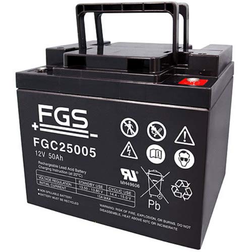 FGS conclusioni per batteria piombo-acido fgc25005 cicli-Type 12,0 Volt, 50 Ah con M6 attacco a vite