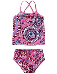 frill top swimming costume