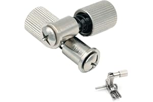 IYBQIU 2 Pcs Universal Sewing Machine Spring Clamp for Quick Change Presser Foot - Durable Accessory for Household Sewing Machines