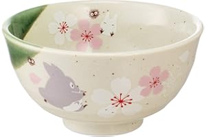 Studio Ghibli via Bluefin Porcelain My Neighbor Totoro - Ciotola [Sakura/Cherry Blossom] - Prodotto ufficiale Studio Ghibli
