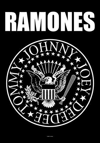The Ramones - Eagle Logo - Posterflaggen Fahne - Größe 75x110 cm