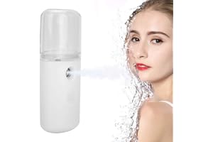 TMISHION Mini-Sprühnebel, Gesichtsspryer, Tragbarer Haushaltsnanometer Sprühnebel Zerstäubungszerstäubung Gesichtsbefeuchtender Sprühvernebler(#1)