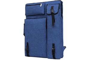 DZOZO A2 Art Portfolio Case - Carry Bag with Handle for Artists - Organizer for Art Supplies & Drawing Boards