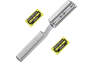 Bontannd 1pc Chiens De Chien Peigne Peigne Coupe Coupe avec 2 Lames De Toilettage Rasoir Draignement Chien Peignant Chien Chat Brosse Et Peigne