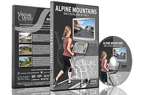 Virtual Walks - Alpine Mountains of Switzerland & Italy for Indoor Walking, Treadmill and Cycling Workouts