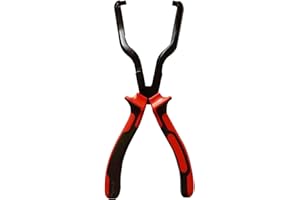 NIYATA Fuel Line Pliers, Auto Quick Remove Fuel Line Plier,Petrol Steel Universal Pipe Clip Repair Tool for Oil Pipe,Gasoline Pipe Joint Removal Pliers,Red