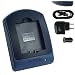 Produktbild Ladegerät (USB, KFZ, Netz) für Panasonic DMW-BLB13E / Lumix DMC-G1, G2, G10, GH1, GF1