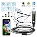 Price comparison product image Wifi Endoscope Camera, USB Endoscope Inspection Camera IP68 Waterproof Wireless Borerscope 2.0 Megapixels 1200P HD Snake Camera with 8 LED Lights for Android, iPhoneIOS, Samsung, MAC, Laptop, Windows