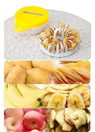 Bestland Mikrowelle Oven Baked Kartoffelchips Maker DIY Öl frei Homemade Device - 5