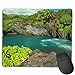 Produktbild Hawaii Tropical Island Nature Green Personalized Design Mauspad Gaming Mauspad with Stitched Edges Mousepads, Non-Slip Rubber Base, 300 x 250 x 3 mm Thick - Best Gift Idea