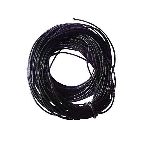 Magideal 10 Meter Wax Nylon String Rope for DIY Bracelet Jewelry Making Black RS.190 (70.00% Off) - Amazon