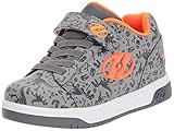  Heelys Unisex-Kinder X2 Fitnessschuhe, Mehrfarbig (Grey/Charcoal/Orange 000), 33 EU