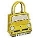 Price comparison product image New Large Funky Yellow Dell Boy Car Design Eco Friendly Jute Bag 38cm x 37cm x 20cm