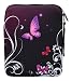 Produktbild MySleeveDesign Samsung Galaxy Tab 4 3 S Sleeve Hülle für Tablets von 9,7 - 10,5 Zoll - Tasche geeignet für Apple iPad Pro & Air Lenovo A10 Acer Aspire Note 3 Asus Sony uvm. - Butterfly Light [10]