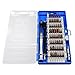 Produktbild squarex 60 in 1 Präzisions-Schraubendreher Tool Kit Magnet Set für Handy Tablet repair, damen, blau, AS Show