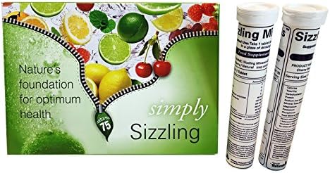 Sizzling Bio-Available Plant Derived 75 Minerals Natural Flavour Double Tubes