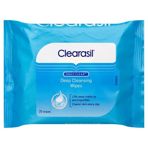 Clearasil Daily Clear Deep Cleansing Wipes, 25 Wipes