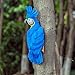 Produktbild QAZWSX Harz Papagei Vogel Tier Skulptur Dekoration Garten Wald Ornament Anhänger Papagei Wand 2