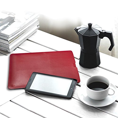 WALNEW Schlanke Leder MacBook Air 13 Zoll Hülle, MacBook Schutzhülle, Hülle, Case, Cover, MacBook Pro Retina 13 Zoll Hülle mit Handgriff, geschütztes Inneres und externes Mousepad - 8