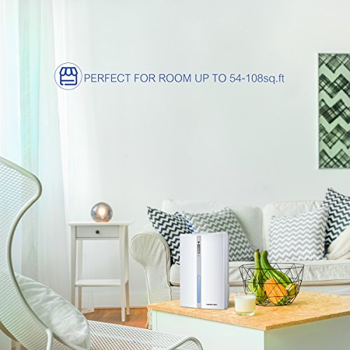 Homasy Luftentfeuchter, Leistungsfähige kleine Peltier Effekt Luftentfeuchter, Raumentfeuchter & Dehumidifier für kleinere Zimmer, Schrank, Keller, Dachgeschoss, Boot gespeichert, RV, Antique Car - 6