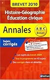 Image de Histoire-Géographie-Education civique 3e : Sujets corrigés