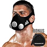 Training Mask 2.0 [Original Noir] d'Altitude, fitness Masque, Masque d'entraînement, course à pied Masque, Masque de respiration, résistance Masque, Masque de masque de l'Altitude, Cardio