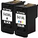Produktbild Inmax PG-540 XL & CL-541 XL 2er-Pack Remanufactured Druckerpatrone - Mit neuem Chip und anzeige von tinte volumen - Schwarz /Dreifarbig