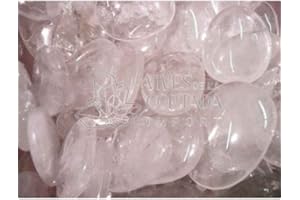 ROCKING GIFTS Piedra Cuarzo Blanco Plana (1 Unidad), Piedras Naturales y Originales, Minerales y Cristales, Belleza energética, Meditacion, Amuletos Espirituales