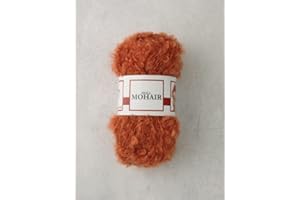 witte Engel Capelli per bambole, Mohair in rame, 50 g, 64% mohair, 27% lana, 9% poliammide