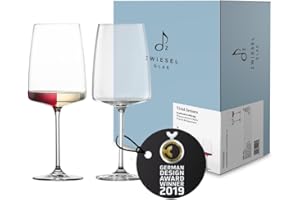 Zwiesel Glas Weinglas kraftvoll & würzig Vivid Senses (2-er Set), filigrane Weingläser, spülmaschinenfeste Tritan®-Kristallgläser, Made in Germany (Art.-Nr. 122429)