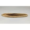 Ferra Indica Rustic Cutting Board Copping Board Asymmetric Serving Tray,Cheese Board,Wooden Cake Stand Gambhar Wood Live Edge Slab for Kitchen Vegetables, Fruits & Cheese - 15 Inches