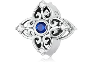 Rostsant Koralik charms ze srebra wysokiej próby 925 do bransoletek i naszyjników Pandora Chamilia