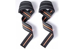 HEXINYIGJLY Zughilfen für Krafttraining, Gewichtheber Gurte mit Neopren Gepolstert, Kreuzheben Gurte für Frauen, Männer Krafttraining, Bodybuilding, Fitness, Gewichtheben Zughilfen Gurte