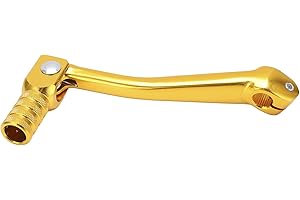 ‎QIILU Motorrad-Kickstarterhebel Start Hebel Pedal Ersatz Kickstarter Roller Sensibles CNC-Aluminium Universales Motorradzubehör (Gelb)